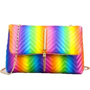 Rainbow Clutch Bag